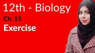 2nd Year Biology Ch 15  Homeostasis Exercise  FSc Biology Book 2 [upl. by Jany]