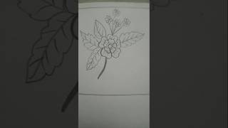 Easy flower drawing Flower Design drawing shortvideo art easydrawing trending ytshorts song [upl. by Bertrando]