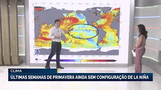 Clima últimas semanas de primavera ainda sem configuração de La Niña [upl. by Ive]