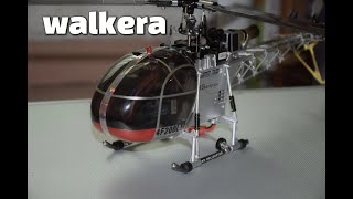 Walkera 4F200LM scale helicopter indoors flight [upl. by Travis]