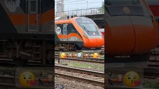 Vande Bharat 😘🚂🚆🚂😘 indianrailways train railway viralvideo railgadi railfacts viralvideogadi [upl. by Benedicta]