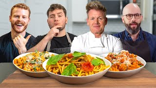 Which YouTube Chef Has The BEST Pasta Recipe Gordon Ramsay Babish or Ethan Chlebowski [upl. by Eatnoed]