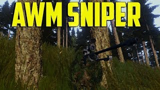 ARMA 3 Exile  AWM Sniper [upl. by Anatnas]