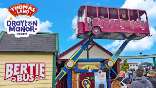 Bertie Bus in Thomas Land at Drayton Manor Aug 2022 4K [upl. by Birdt356]