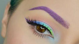 Pastel Makeup Tutorial Sugarpill Edward ScissorHands Palette [upl. by Geiger]