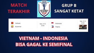 Indonesia Hingga Vietnam Bisa Gagal ke Semifinal Ini Hitunghitungannya [upl. by Elane]