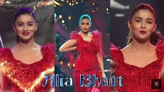 alia bhatt performance at lux golden rose awards 2017 [upl. by Heddie]