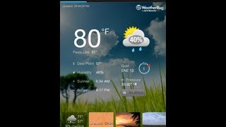 App Review  The NEW WeatherBug for Android [upl. by Pliam]