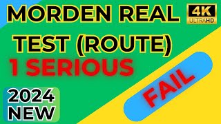 morden Real testroute  Instructor talk Through 2024  NEW FAIL 02 SERIOUS FAULT 06 Feb [upl. by Ellerehc]