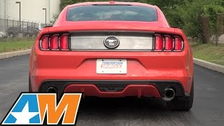 20152017 Mustang Roush Exhaust Sound Clip AxleBack EcoBoost Review amp Install [upl. by Bayly]