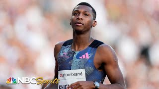 Erriyon Knighton crushes Usain Bolts 200m meet record in Oslo  NBC Sports [upl. by Nananne23]