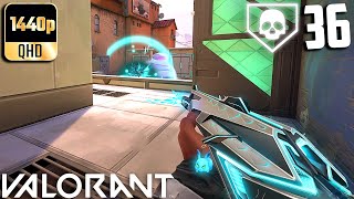 Valorant 36 Kills As Phoenix On Ascent Rated Full Gameplay 80 No Commentary [upl. by Atterrol]