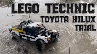 Lego Technic Toyota hilux trial [upl. by Irahs]