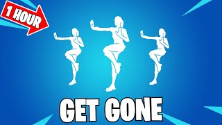 Fortnite Get Gone Emote 1 HOUR Dance ICON SERIES [upl. by Esenahs]