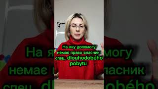 На яку допомогу не мають право власники спецdlouhodobého pobytu mashaczechova чехія shorts [upl. by Hogle252]