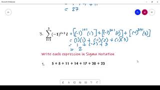 EVALUATING AND WRITING SUMS IN SIGMA NOTATIONS  FILIPINO [upl. by Jezabella]