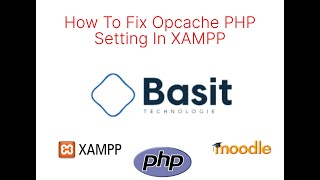 fix php extension opcacheenable in Xampp on windows [upl. by Bigod]