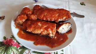 Melanzane ripiene al sugo [upl. by Barby]