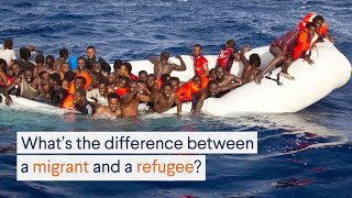 The Difference Between a Migrant and a Refugee [upl. by Sanburn91]