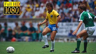 Brazil 30 Northern Ireland World Cup 1986  Full highlight 1080p HD  Zico [upl. by Enelrahs]