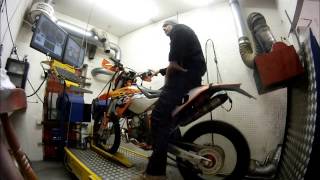 KTM 200 EXC Dyno Run [upl. by Andrew]