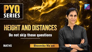 Solving Heights amp Distances Class 11 Maths JEE Important Questions  JEE Mains 2023  Bhoomika Maam [upl. by Anerroc]