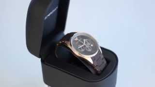 Emporio Armani watches AR5890 FULL HD VIDEO  HOW TO SPOT FAKE REVIEW PRICE SPORT CLASSIC WATCH [upl. by Studnia]