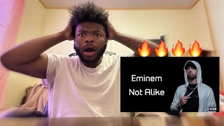 Eminem  Not Alike ft Royce Da 5’9” Lyrics Reaction [upl. by Lleda]