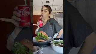 What I ate 24 hours after giving birth part 2 of 2 — All American burger [upl. by Lottie]