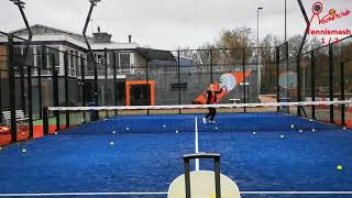 Paddle training machine Powershot Tennismash 1  2 [upl. by Iram]