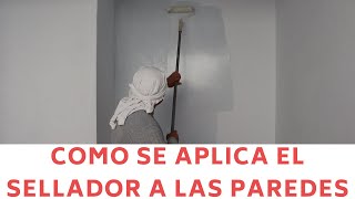 Como se aplica sellador para pared [upl. by Atilek601]