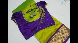 Dazzling Blouse Designs for Silk Sarees and Designer Sarees  Million Designs [upl. by Asit]