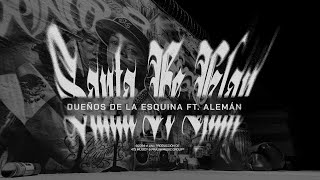 Santa Fe Klan Alemán  Dueños De La Esquina Lyric Video [upl. by Igenia612]