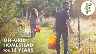 SelfReliant Family Living OffGrid on a Thriving Homestead for 13 Years [upl. by Irbua]