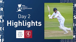 Vince Double Ton amp Bowlers Press Home Advantage  Hampshire v Kent  Vitality CC Day Two Highlights [upl. by Eniahpets677]