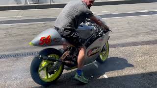 2001 Yamaha TZ250 5KE Shinya Nakano YZR TZM 250 Replica Warm Up at Hockenheimring Germany July 2023 [upl. by Nahtnamas]