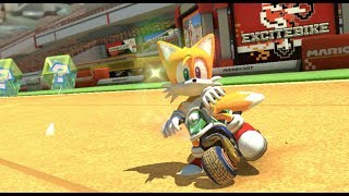 Sonic Tails in Mario Kart 8 Deluxe [upl. by Aninaj]