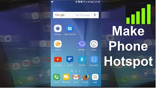 How to create WiFi Hotspot on Android Phone  Free amp Easy [upl. by Herwig]