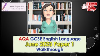 AQA GCSE English Language Paper 1 Walkthrough [upl. by Crelin]