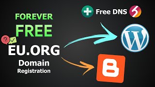 Get Your Forever Free EUORG Domain amp Connect to Hostry Free DNS 2022 Latest euorg Tutorial [upl. by Odlopoel]