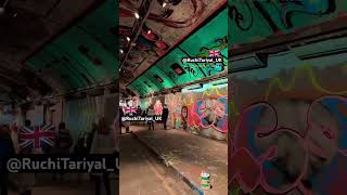 📍Leake Street TunnelLondon🇬🇧uk United Kingdoms uklover subscribemychannel RuchiTariyalUK [upl. by Selij]