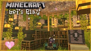 Enchanting Area🔮  Renovating the House  Ep 4  MCPE Lets Play Cute Cottagecore🪷 [upl. by Nicolis262]