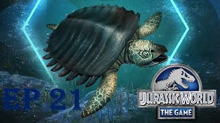 Jurassic World the game episode 21 protostega [upl. by Rothstein]