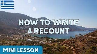 Recount Writing Lesson [upl. by Rogerg]