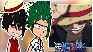 Past Straw Hats React To Luffy  One Piece  Gacha React [upl. by Iaria]