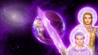 Archangel Zadkiel and Holy Amethyst Keynote Meditation  Magic Fire Music [upl. by Philipines]