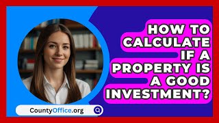 How To Calculate If A Property Is A Good Investment  CountyOfficeorg [upl. by Pinter65]