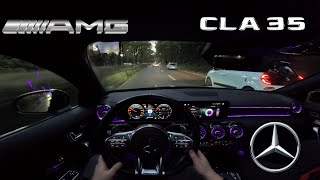 Mercedes CLA 35 AMG  Ein echter AMG   POV Test Drive [upl. by Eynobe]