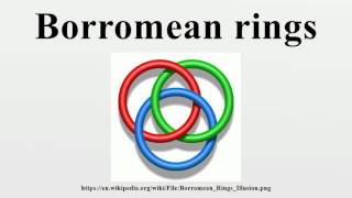 Borromean rings [upl. by Ynor688]