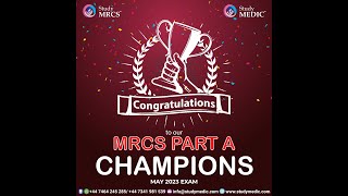 MRCS Part A May 2023 Exam  Success Celebration  StudyMRCS  StudyMEDIC [upl. by Anbul398]